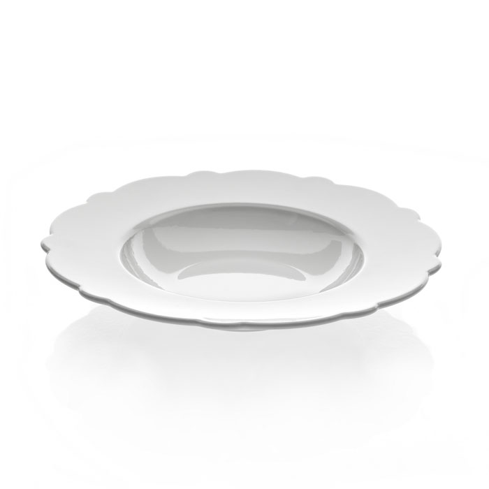 Dressed Syvä lautanen 23,3 cm,  valkoinen