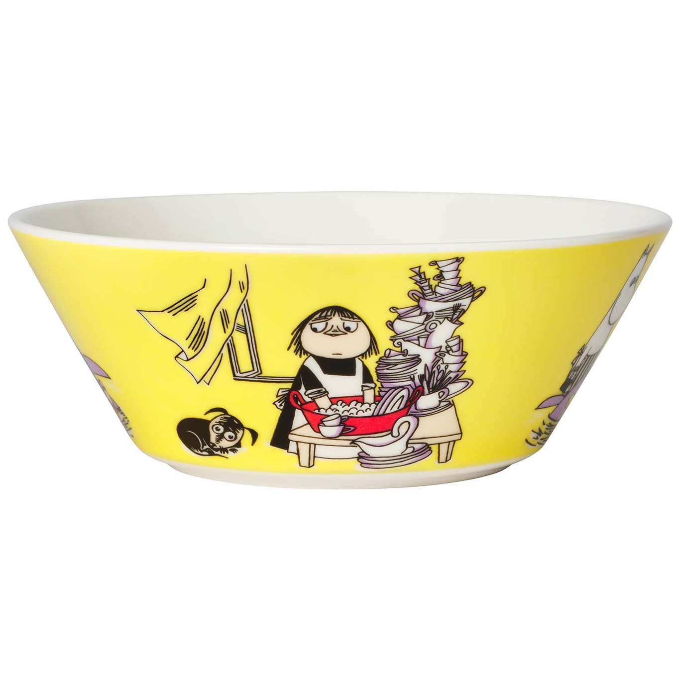 Moomin Bowl 15 cm, Misabel Yellow