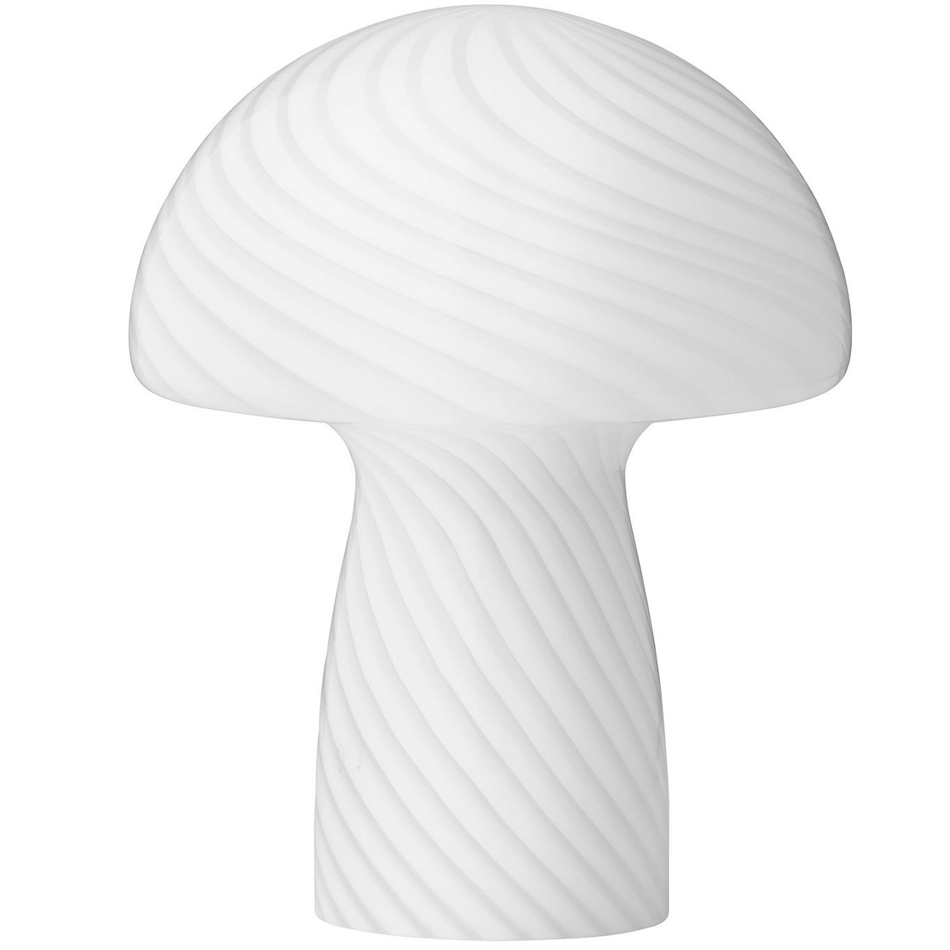 Mushroom Pöytävalaisin 23 cm, Valkoinen