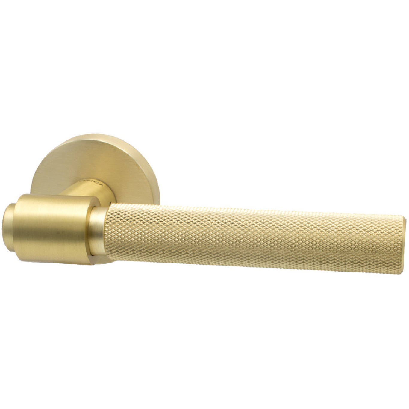 Helix Door Handle 200, Brushed Brass