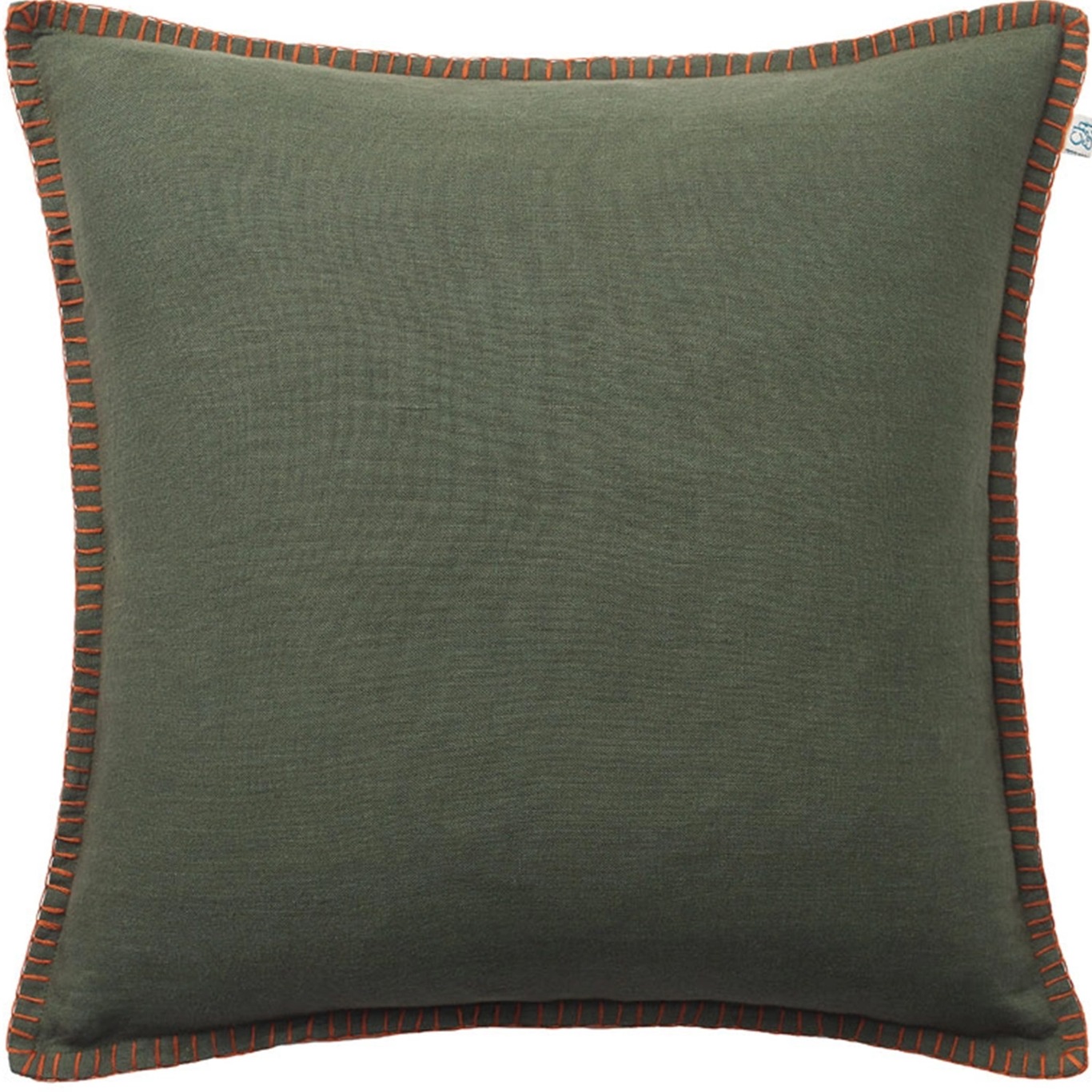 Arun Tyynynpäällinen Terracotta/Forest Green, 50x50 cm