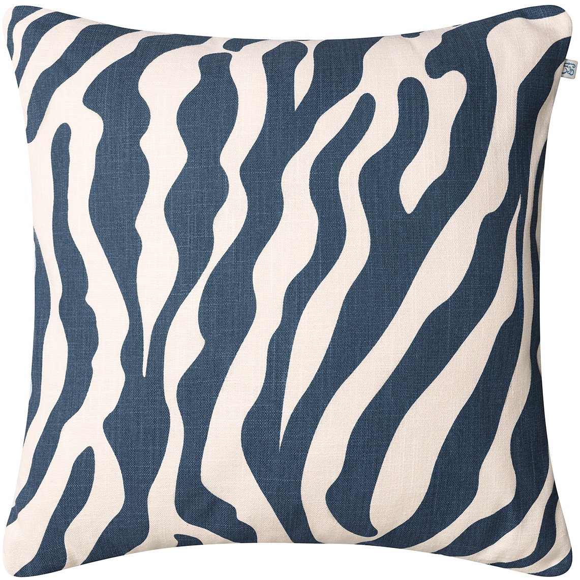 Zebra Tyyny 50x50 cm Ulkona Käytettävä, Sininen / Off-white
