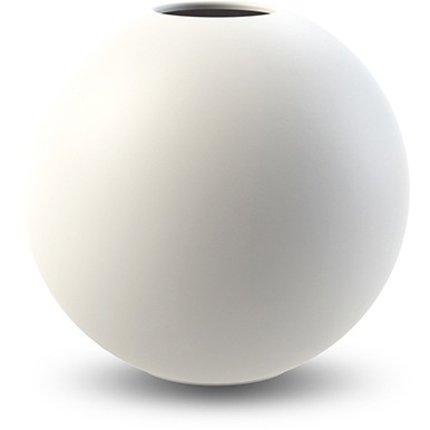 Ball Vaasi 10 cm, Valkoinen