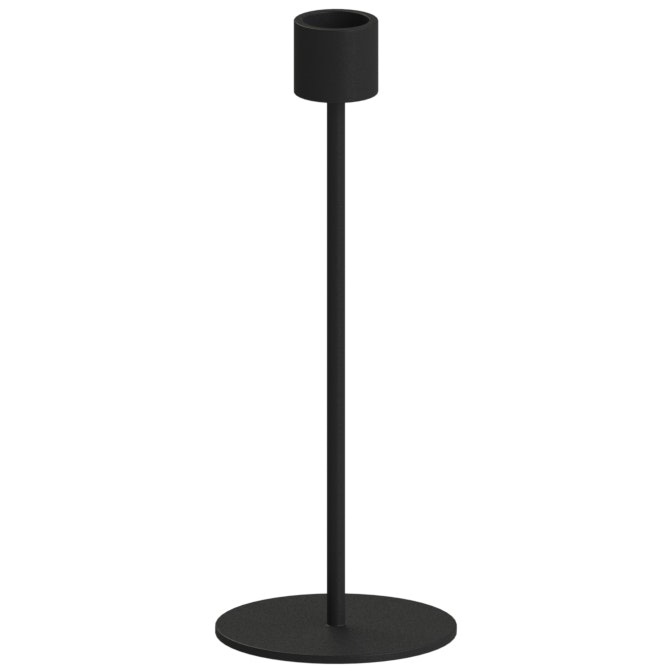 Kynttilänjalka 21 cm, Musta