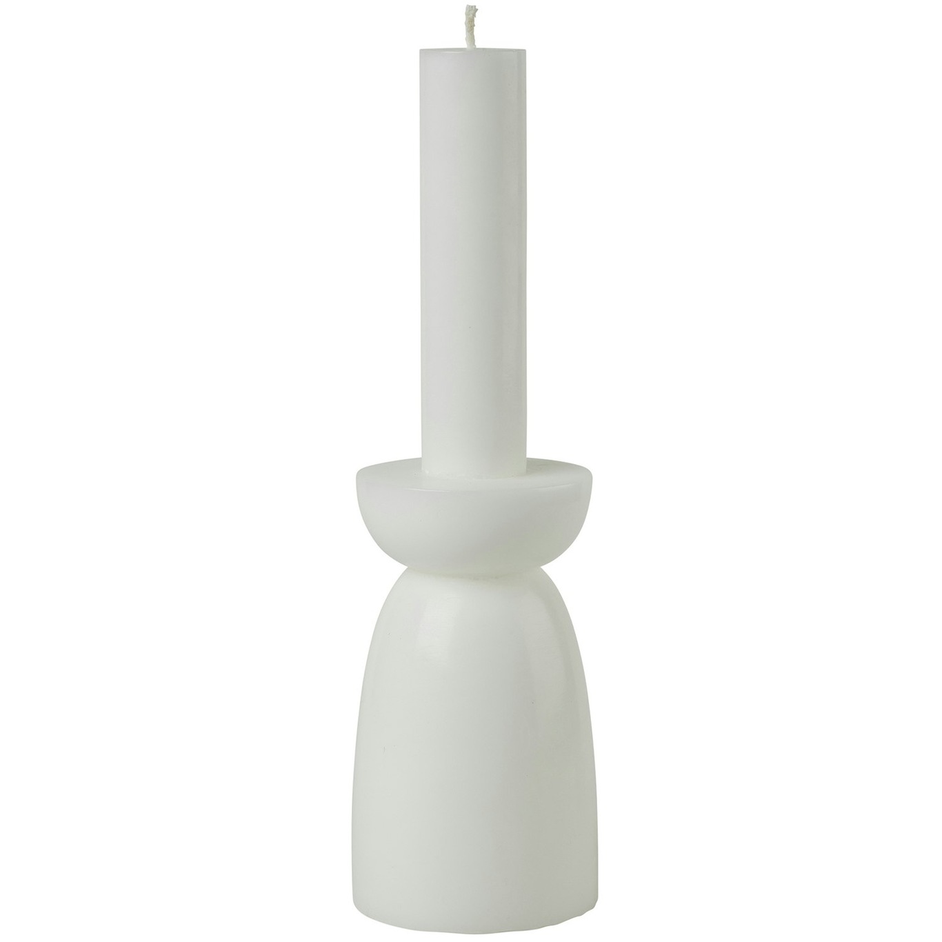 Candleholder Kynttilä L, Valkoinen