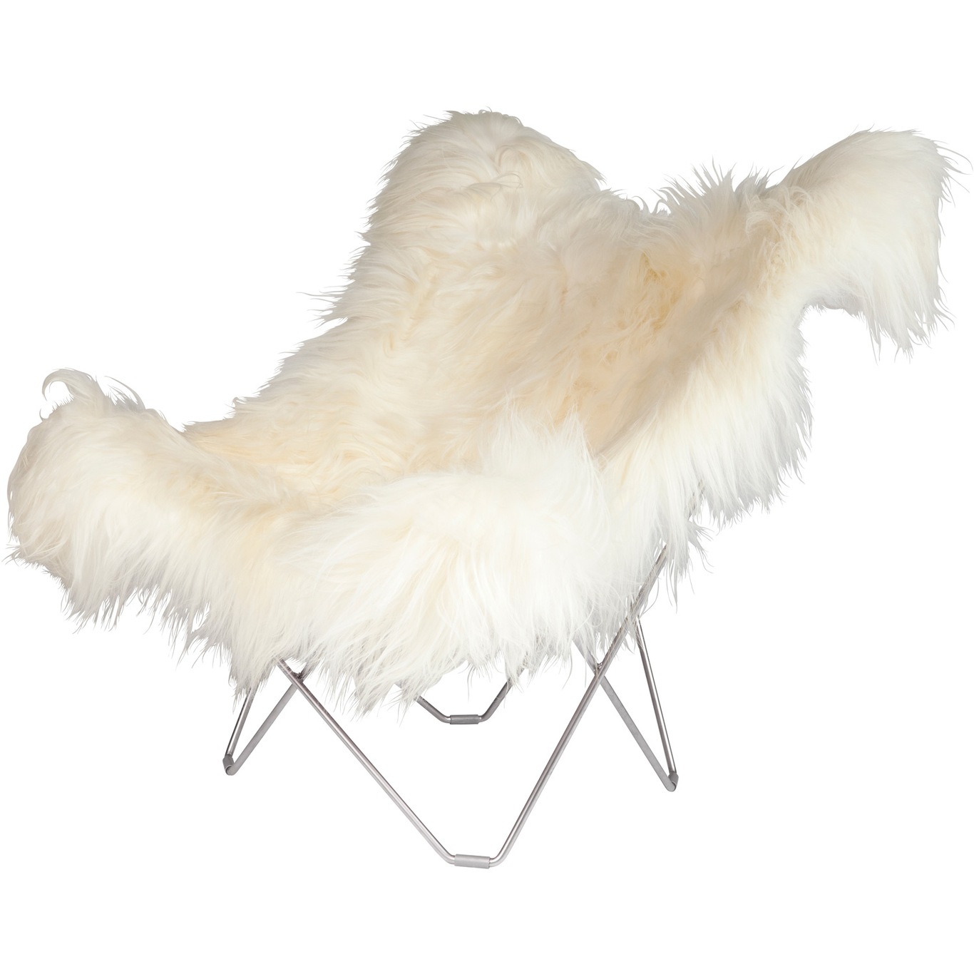 Iceland Mariposa BF Chair, Wild White/Chrome