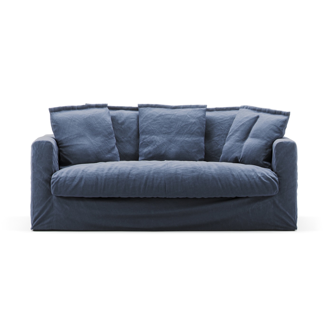 Le Grand Air Sofa 2-Seater Cotton Sohva 2-paikkainen Puuvilla, Tummansininen