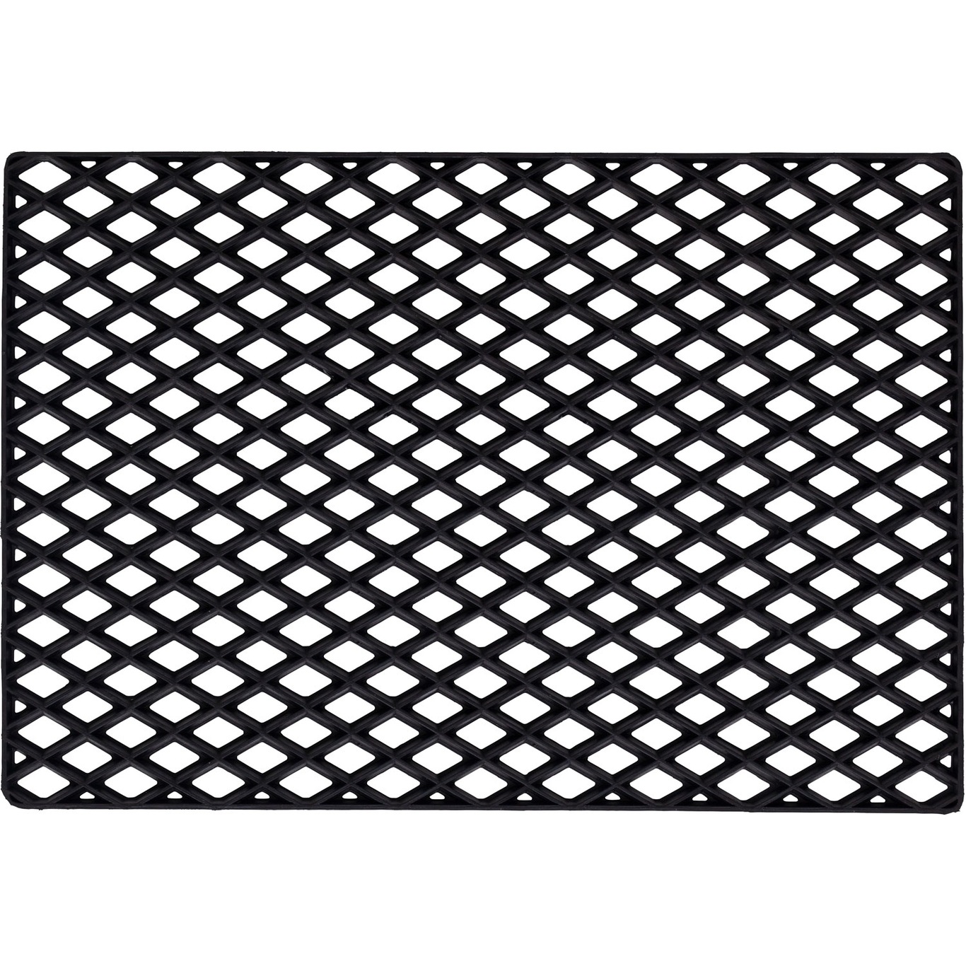 Black Grid Ovimatto, 60x90 cm
