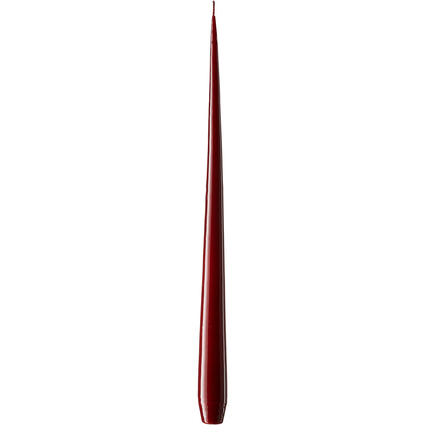 Taper Candles Lacquer 32 cm 4-pack, Deep Wine