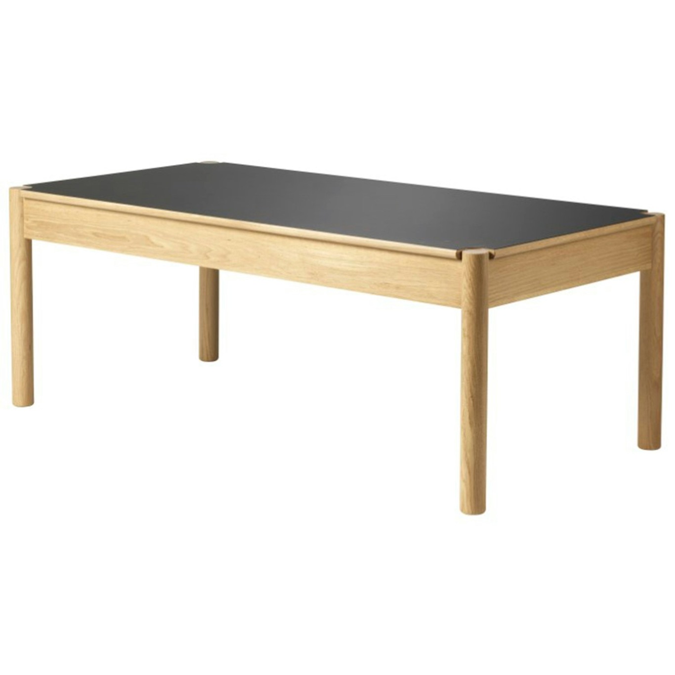 C44 Sohvapöytä Tammi / Linoleumi, 60x120 cm