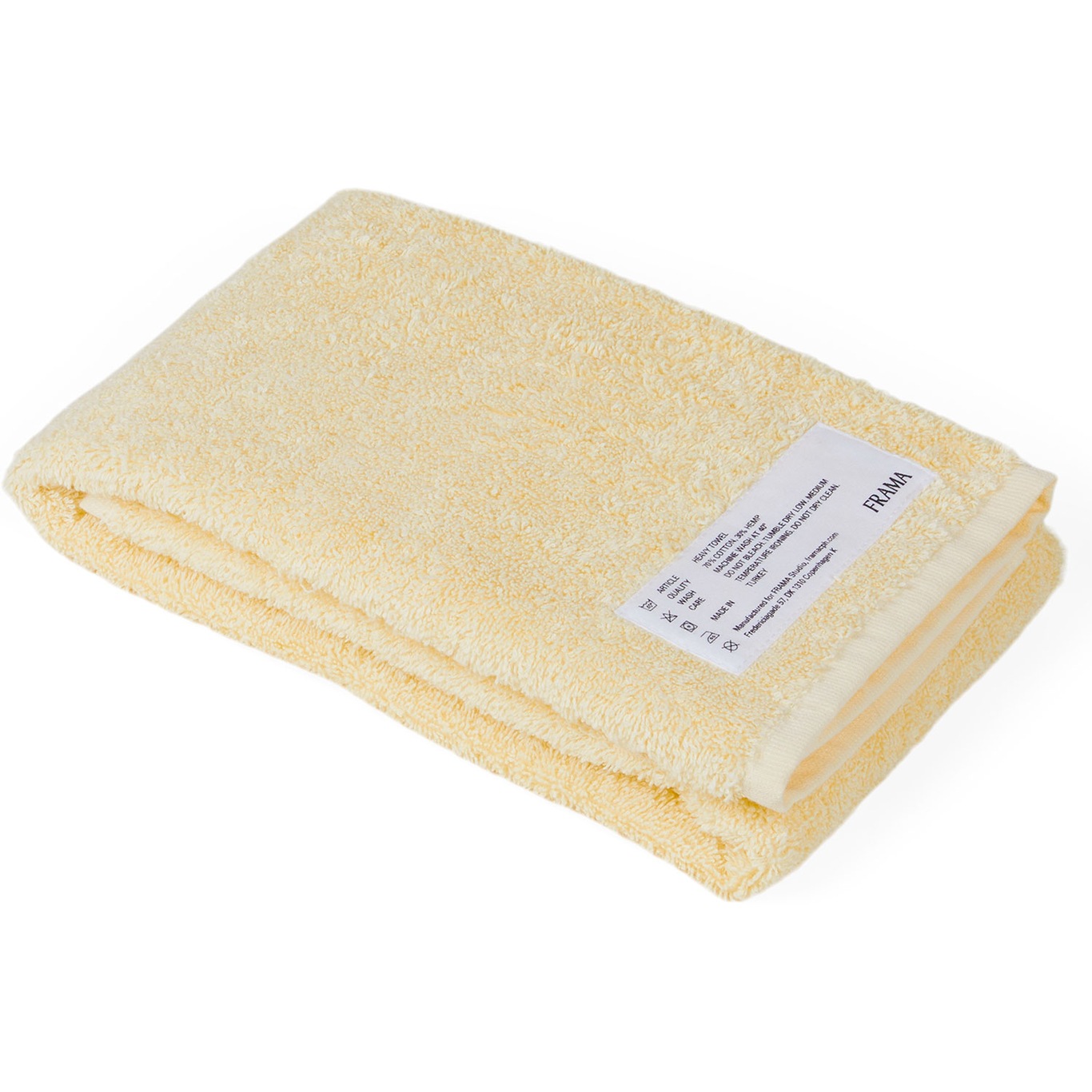 Heavy Towel Pyyhe 50x80 cm, Pale Yellow