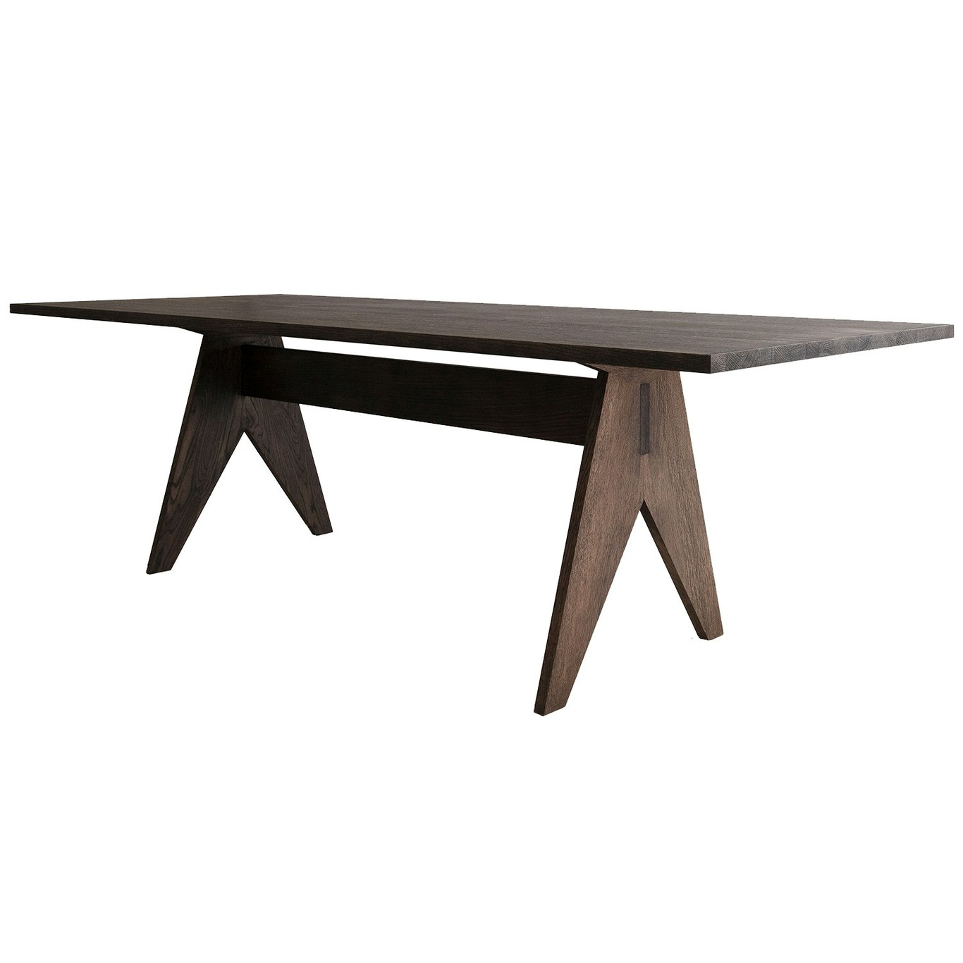 Pose Ruokapöytä 95x250 cm, Savustettu Tammi