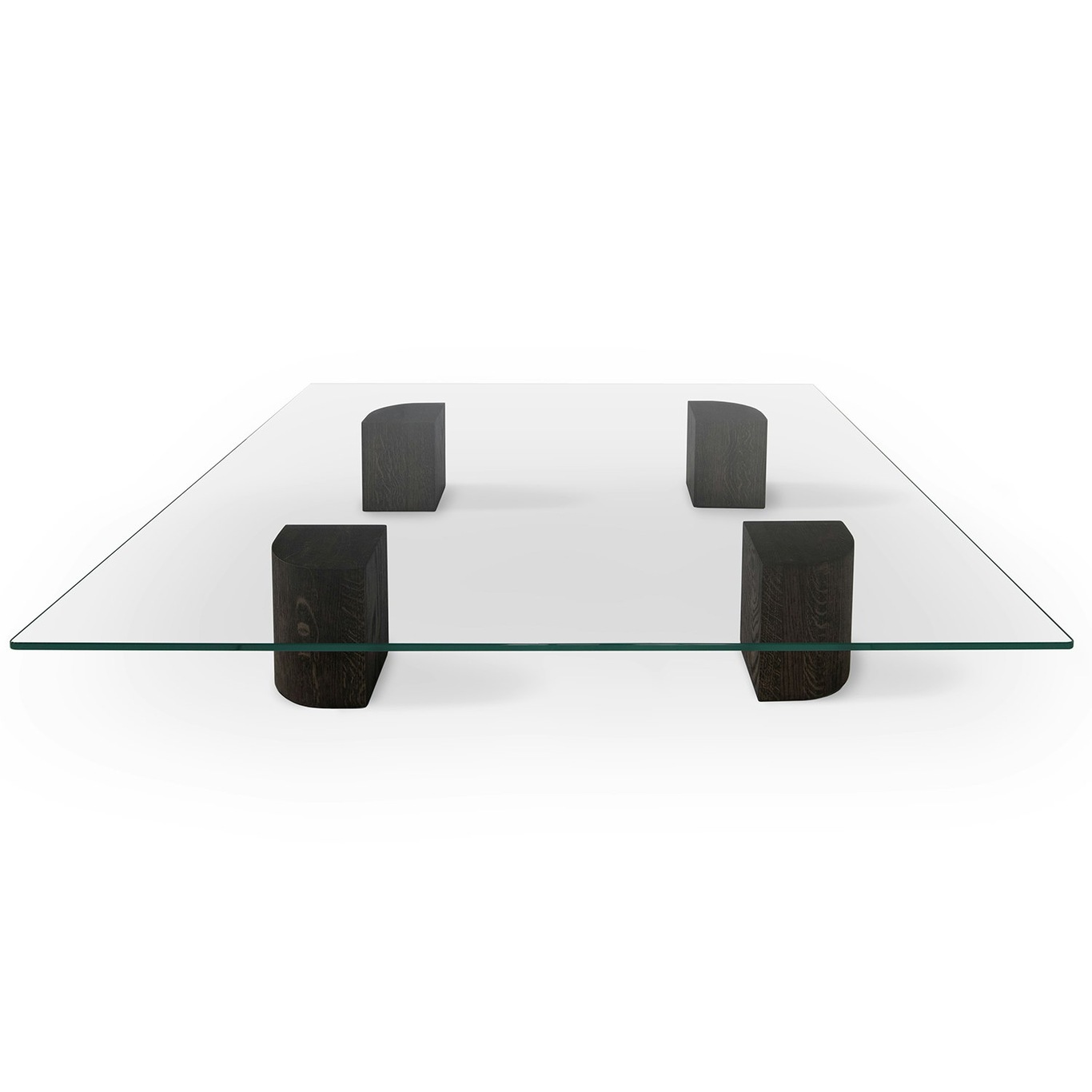 Quarter Loungepöytä Savustettu Tammi, 70x120 cm