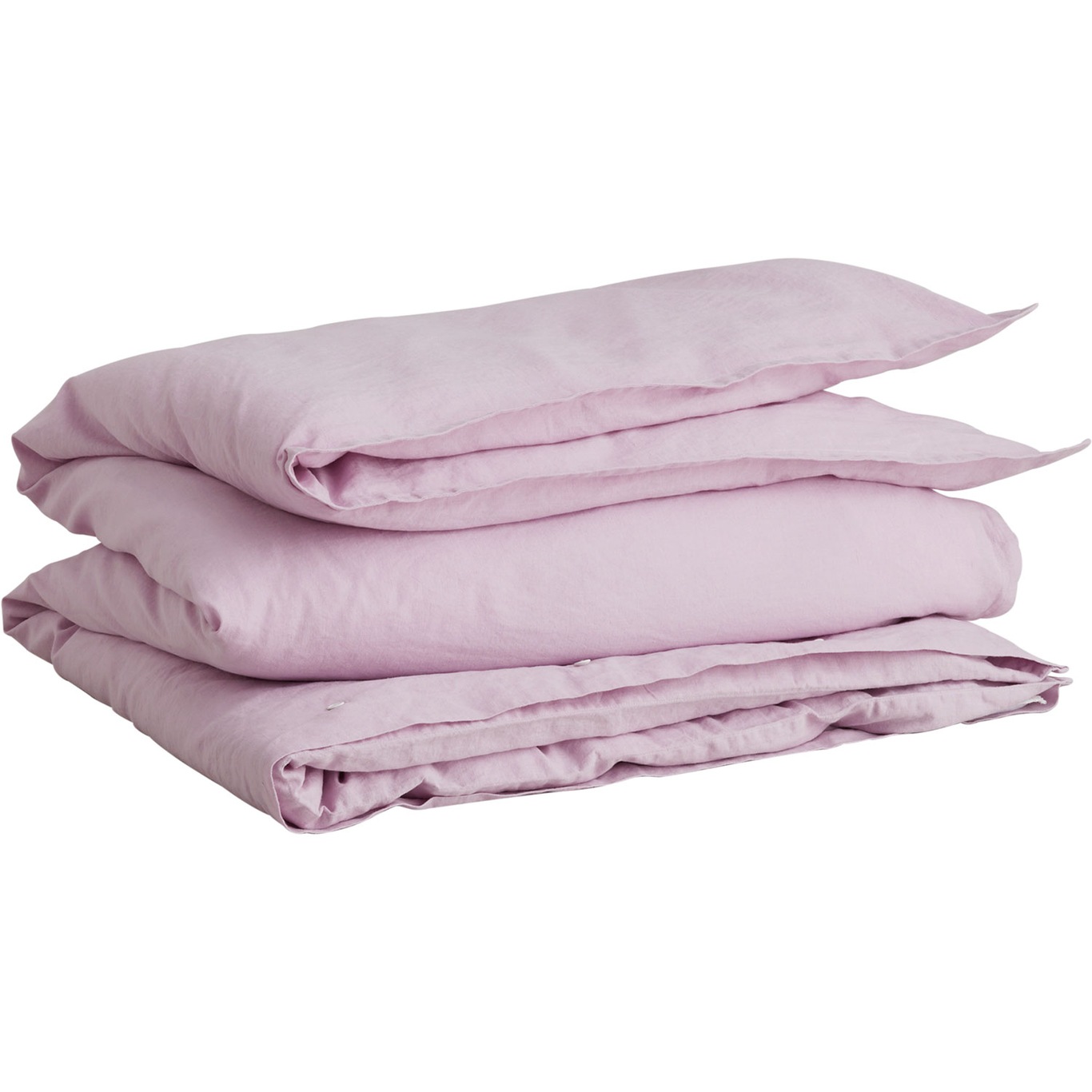 Cotton Linen Pussilakana 150x210 cm, Soothing Lilac