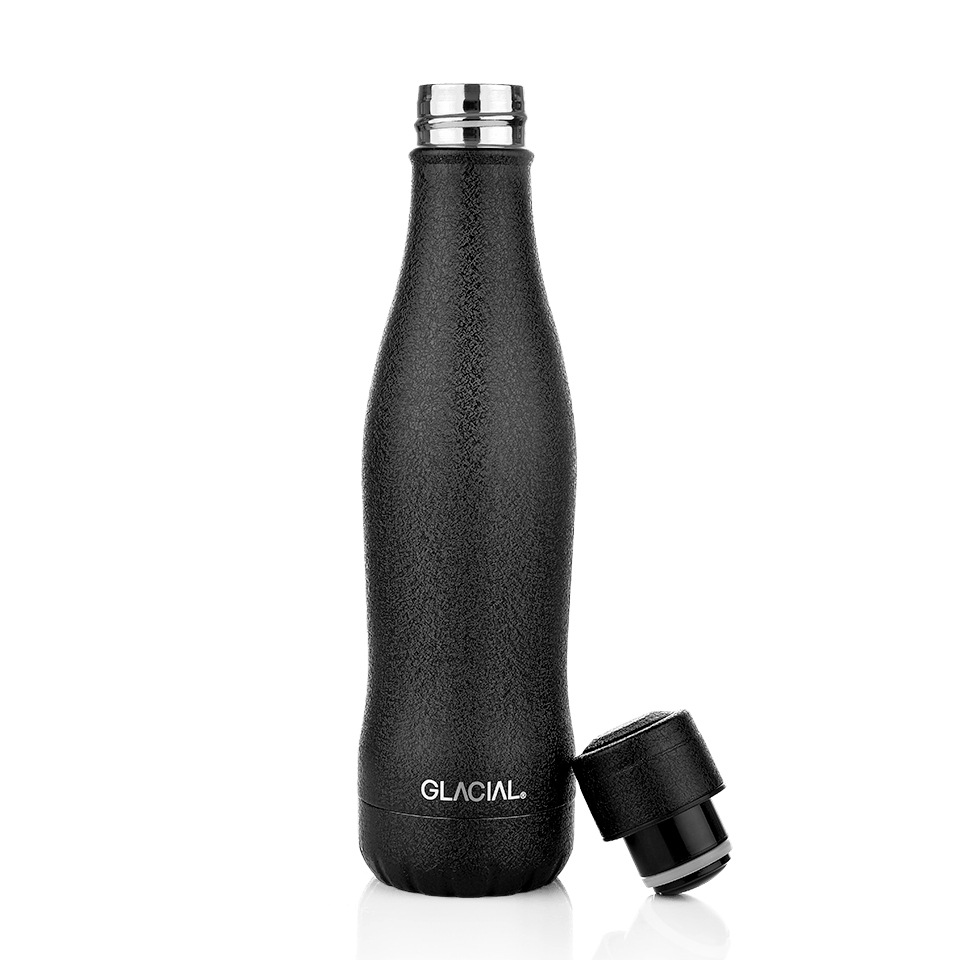 Water Bottle 40 cl, Real Black
