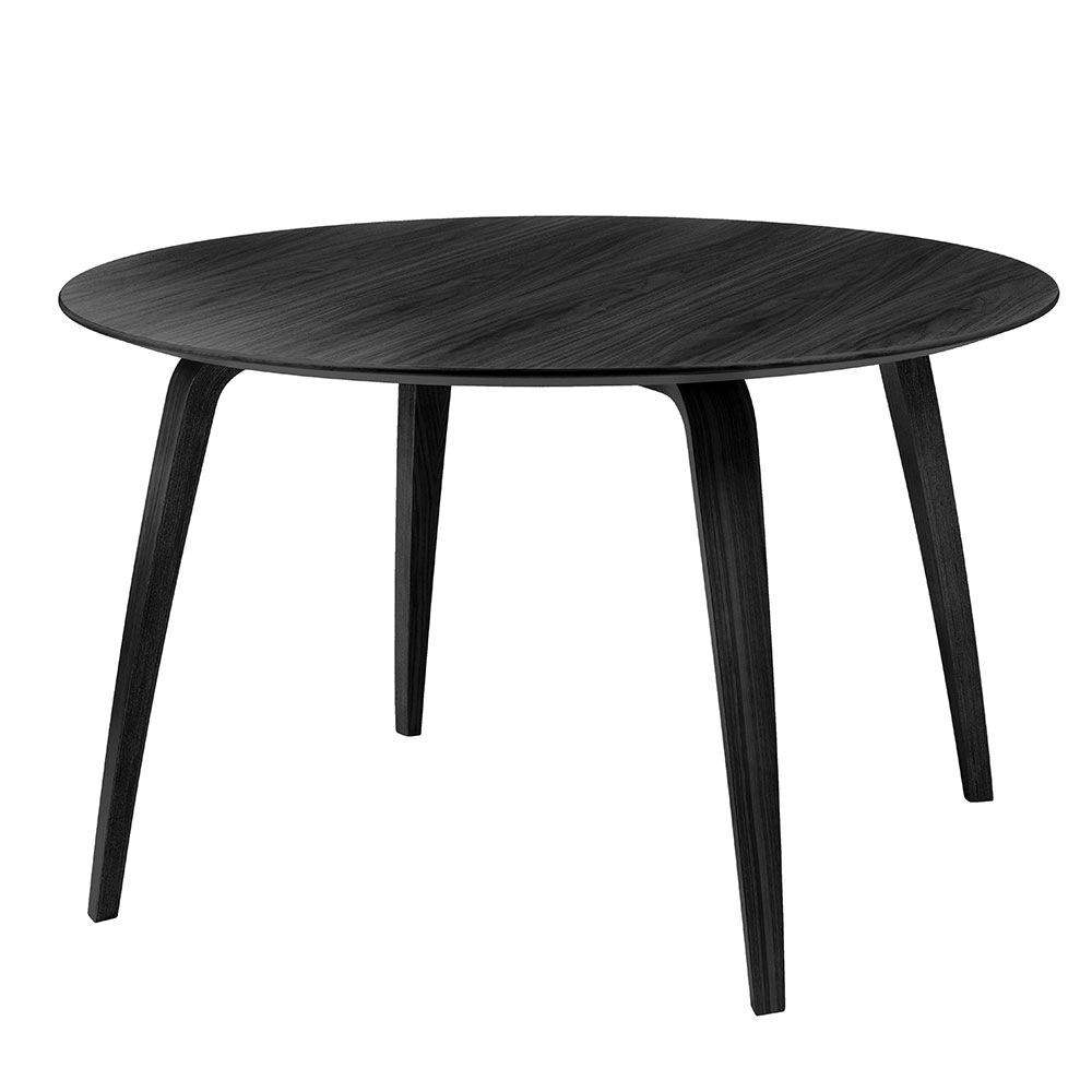GUBI Ruokapöytä 120cm, Musta