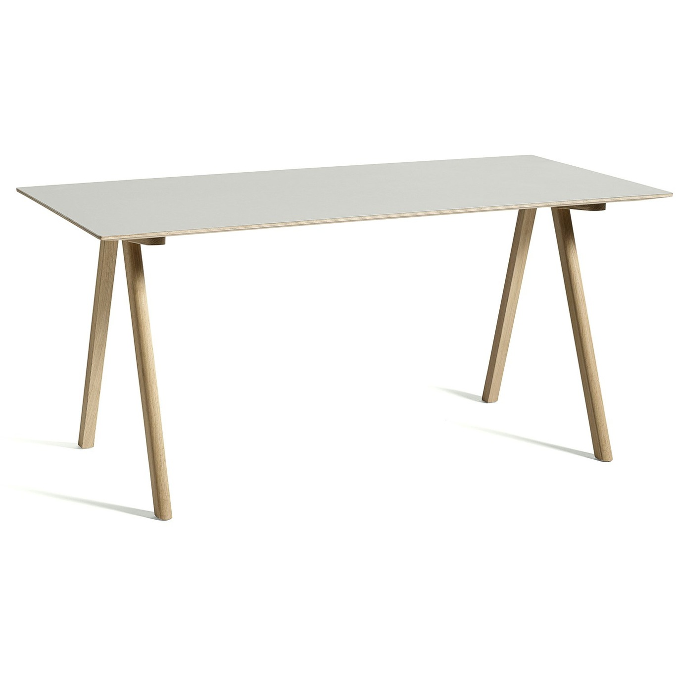 CPH 10 Pöytä, Vesipohjaisella Lakalla Käsitelty Tammi / Off-white Linoleumi