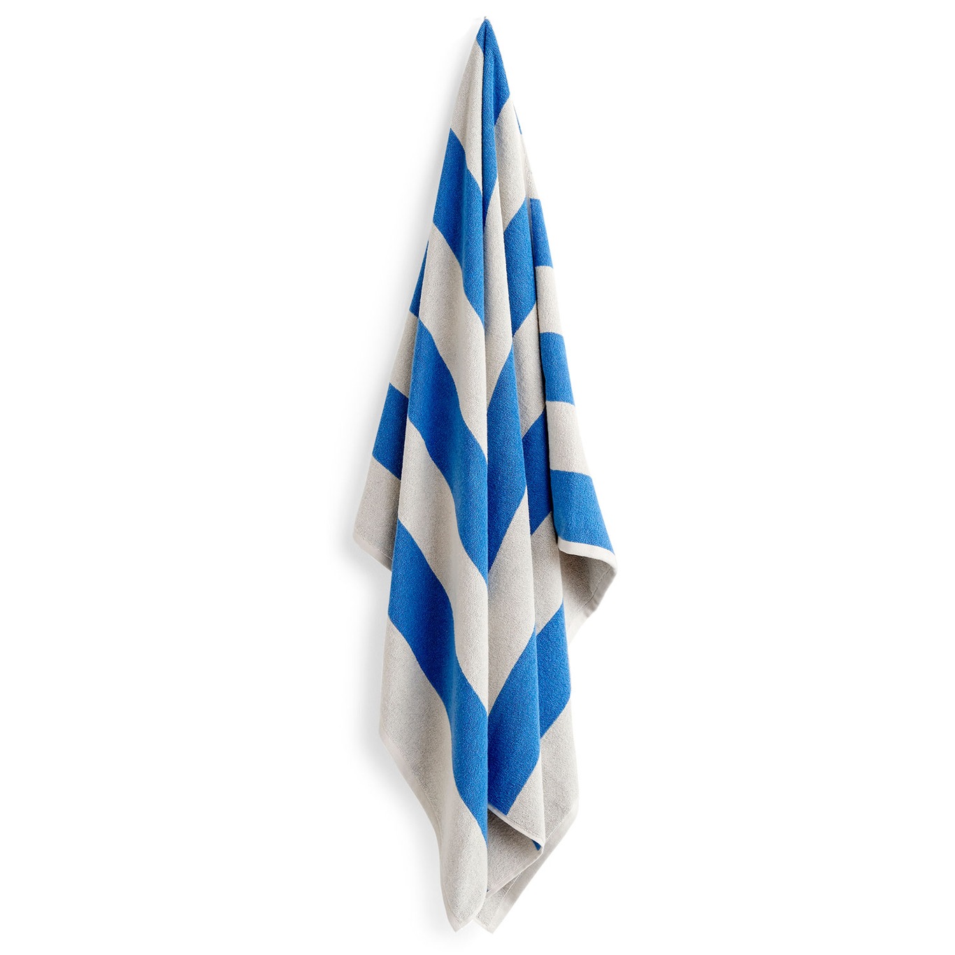 Frotté Stripe Kylpypyyhe 100x150 cm, Sininen
