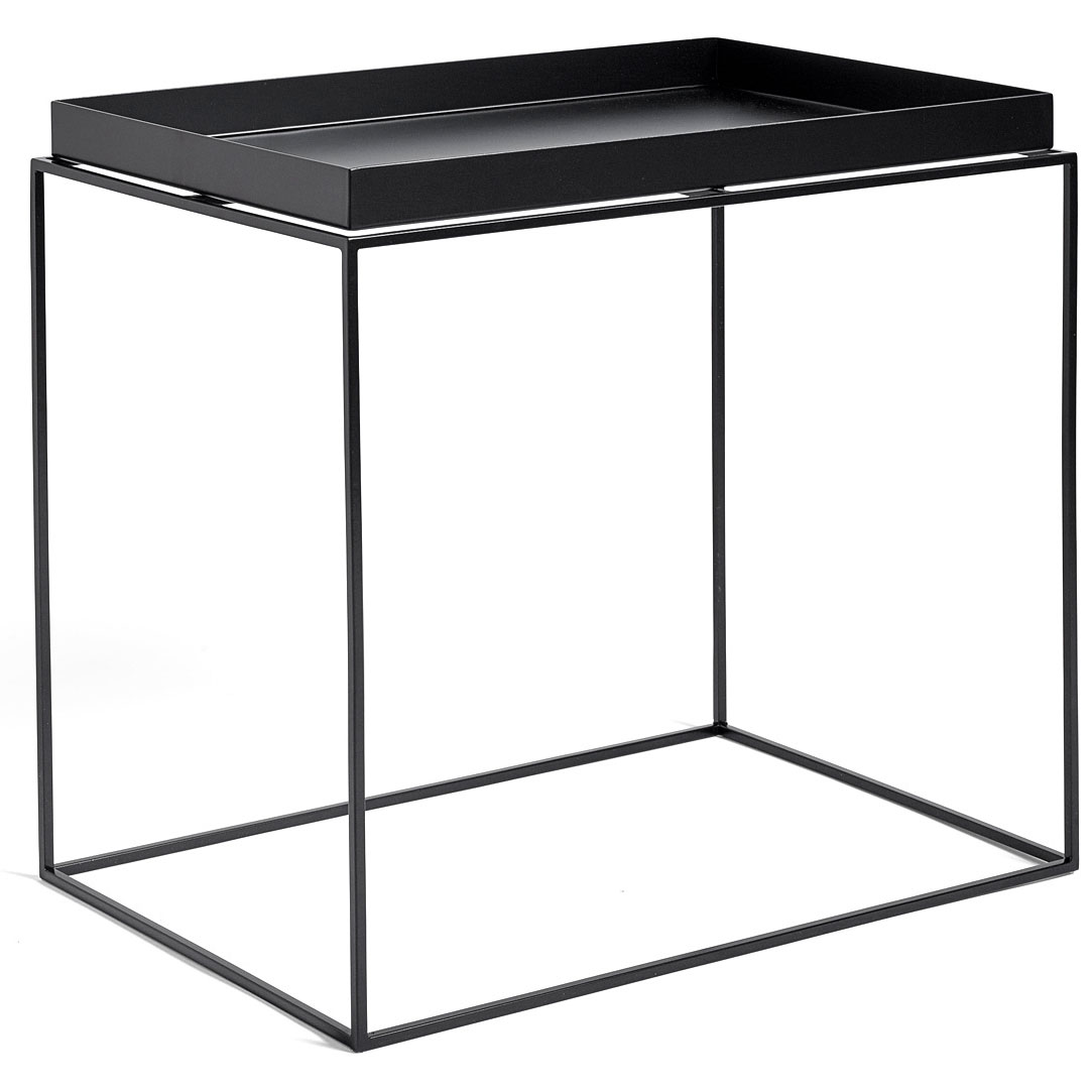 Tarjoilupöytä 40x60 cm, Musta