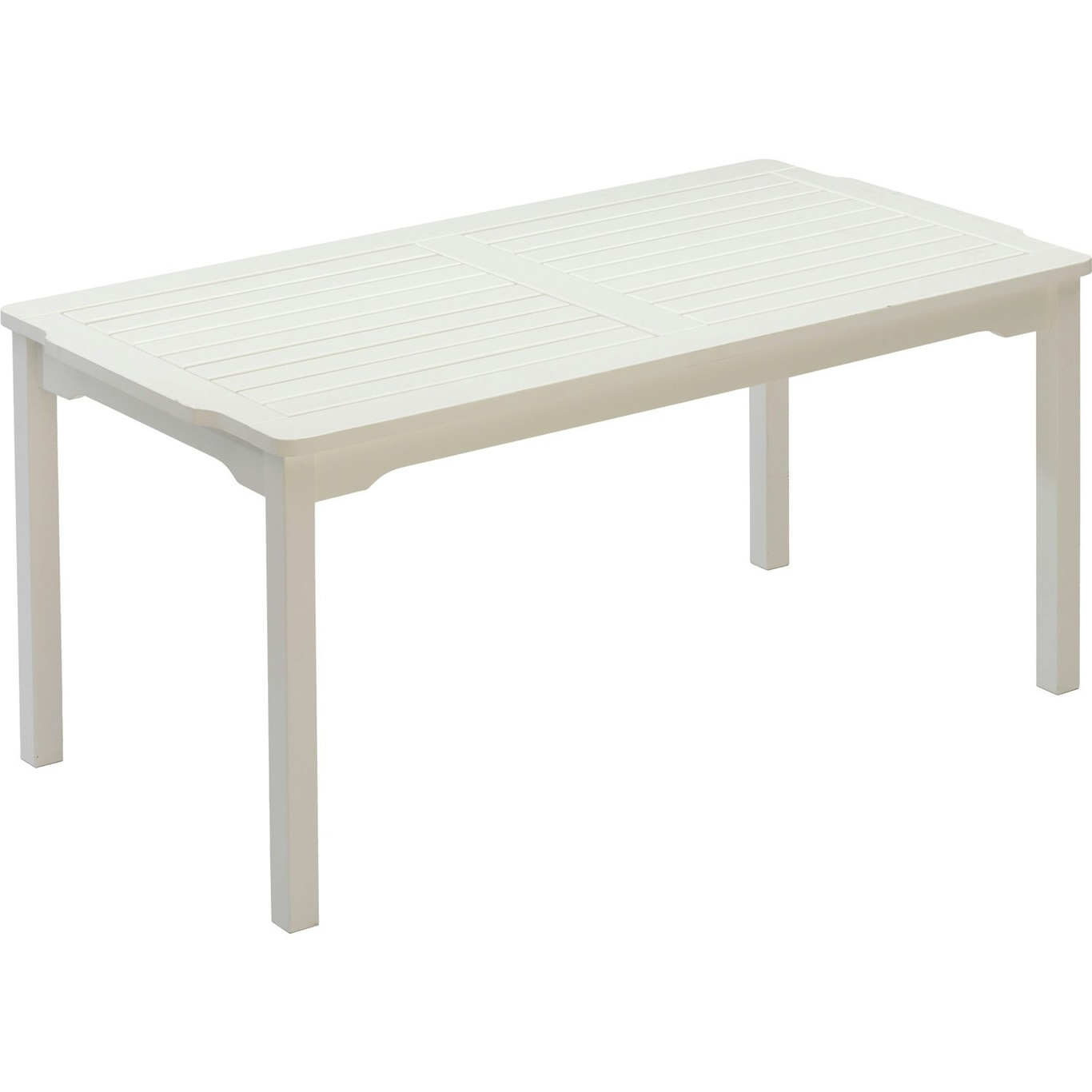 Visby Pöytä 85x150x72 cm, Valkoinen