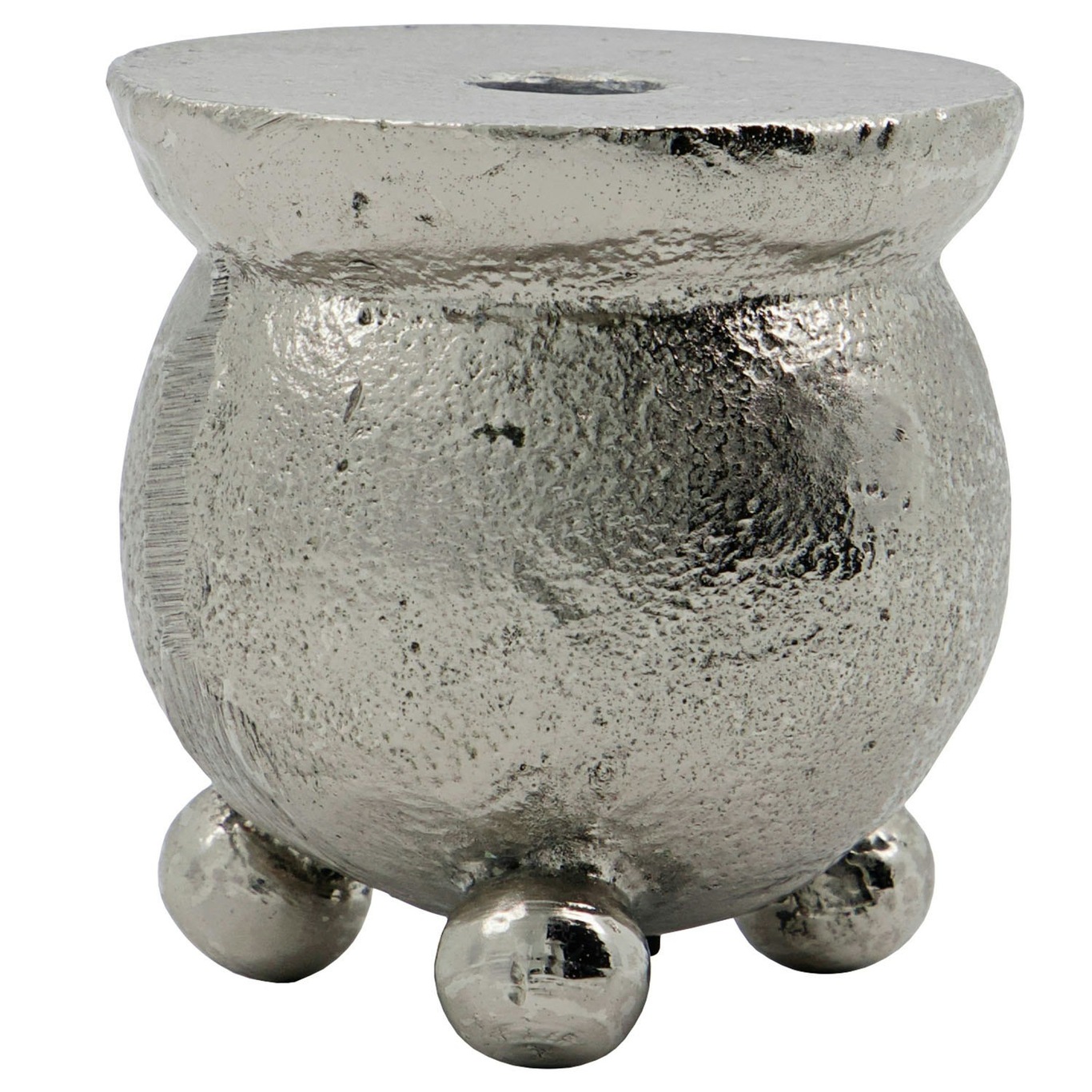 Classic Candle Holder, Antique Silver,