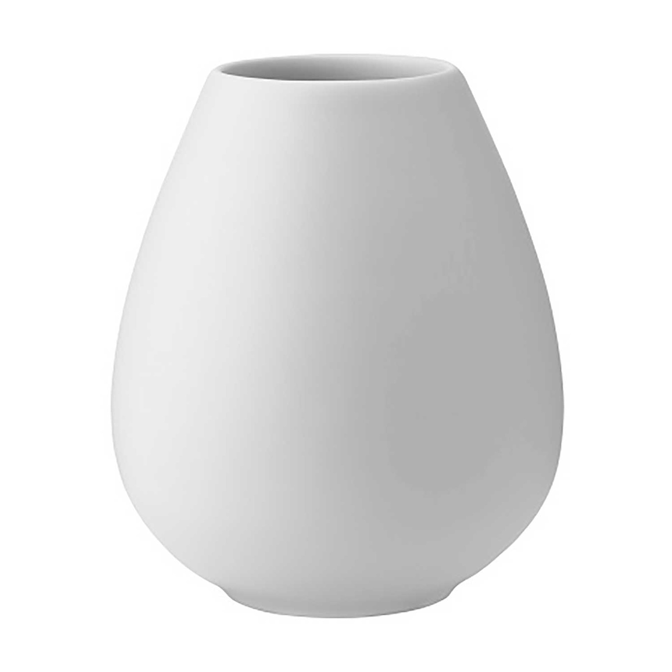 Earth Vase 14 cm, White