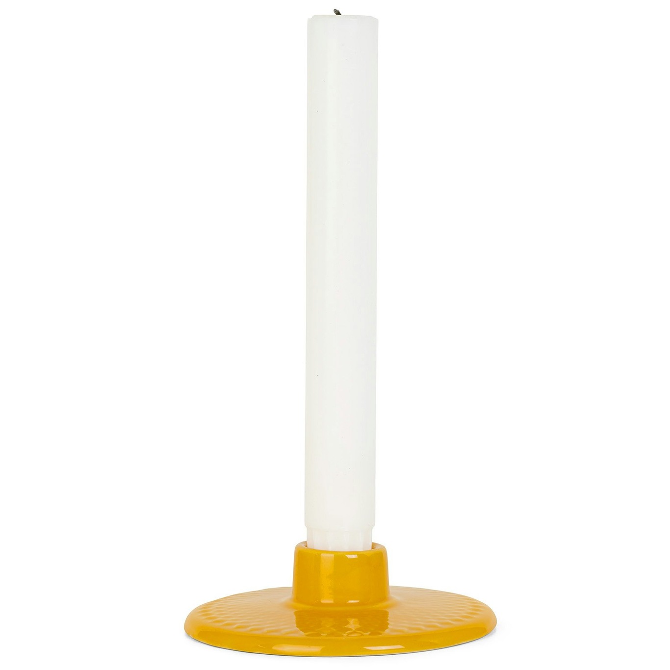 Rhombe Color Candlestick Kynttilänjalka, Keltainen