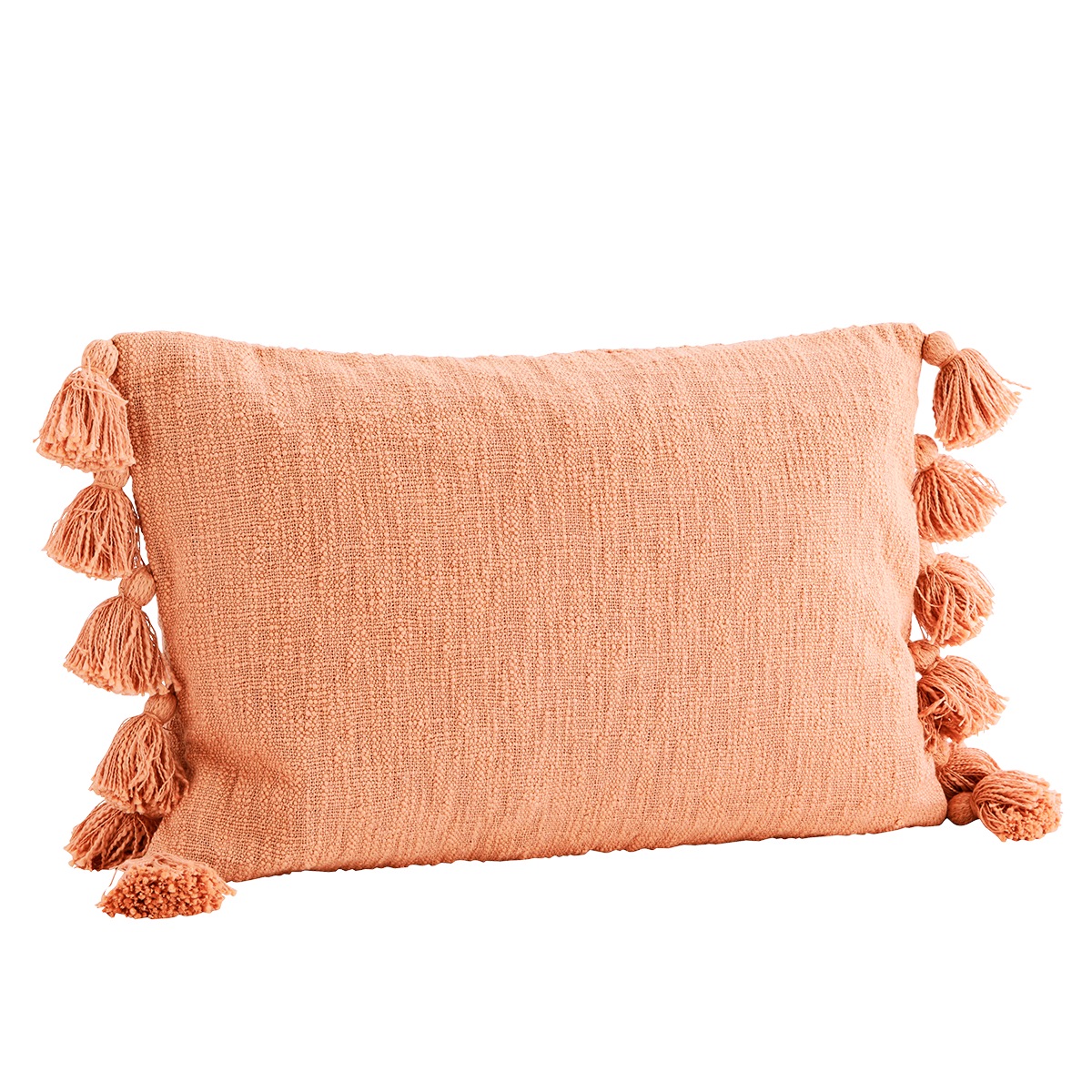 Cushion Cover With Tassels 40x60 cm, Orange