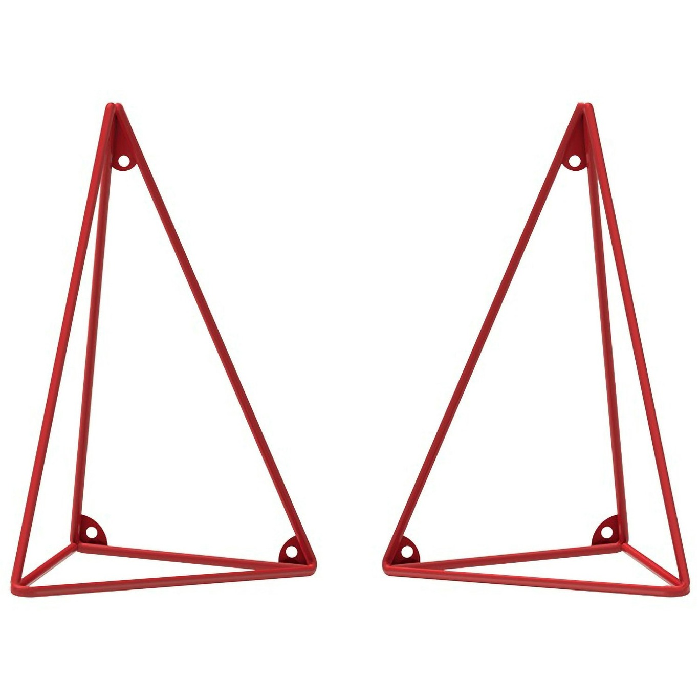 Pythagoras Kannatin, 2 kpl, Punainen