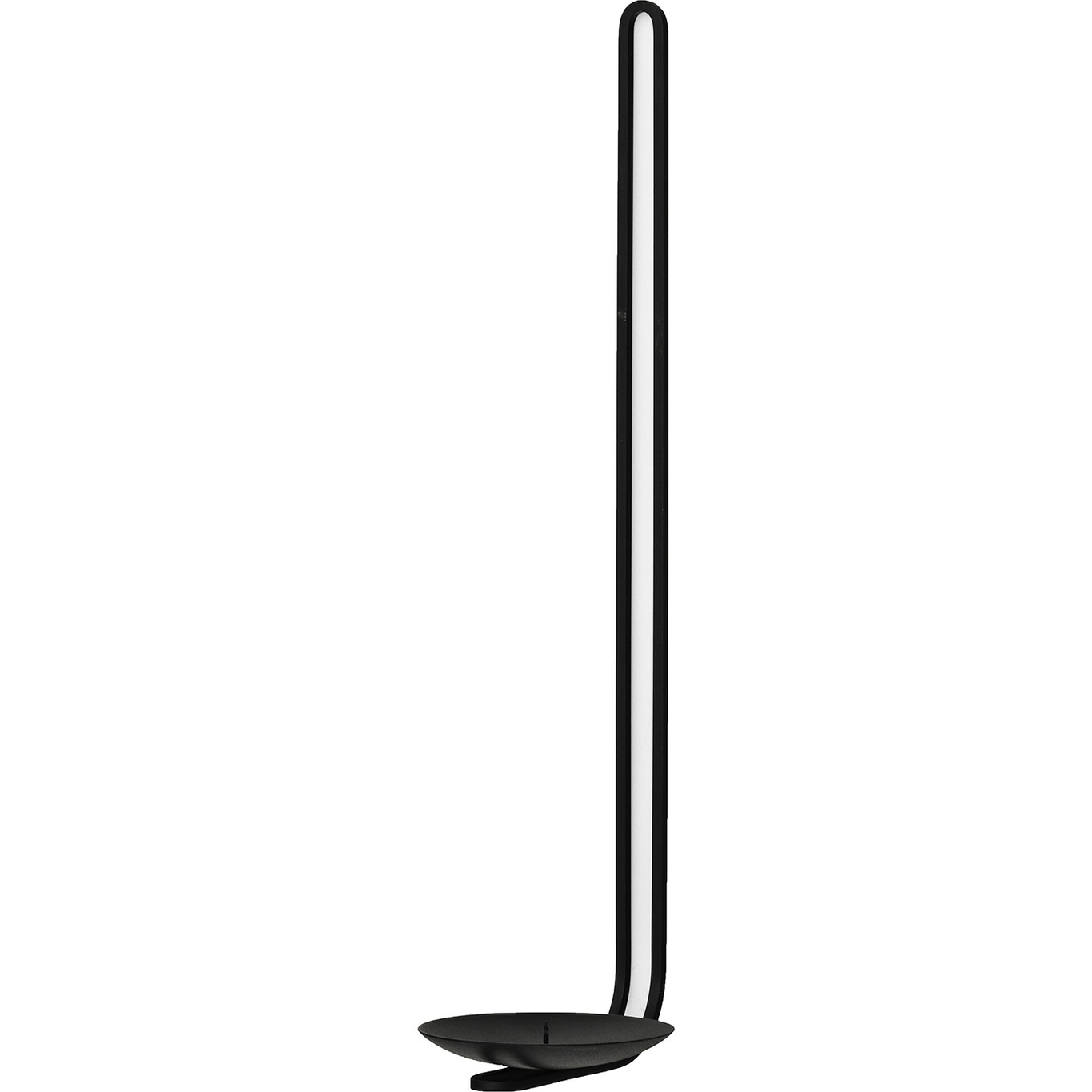 Clip Seinäkynttilänjalka 34 cm, Musta
