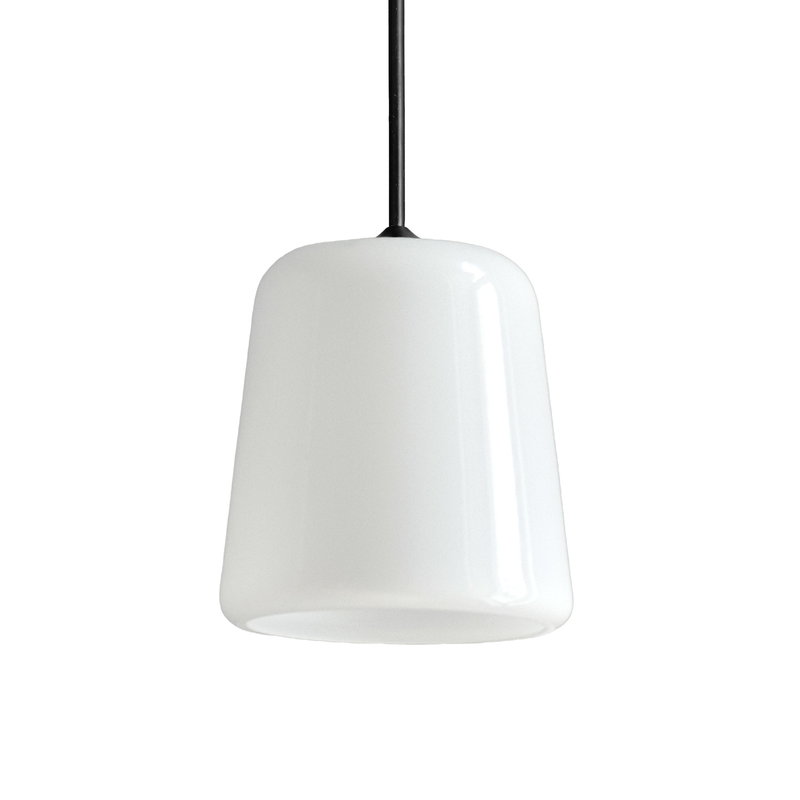 Material Riippulamppu,  The New Edition,  Musta / Opal White