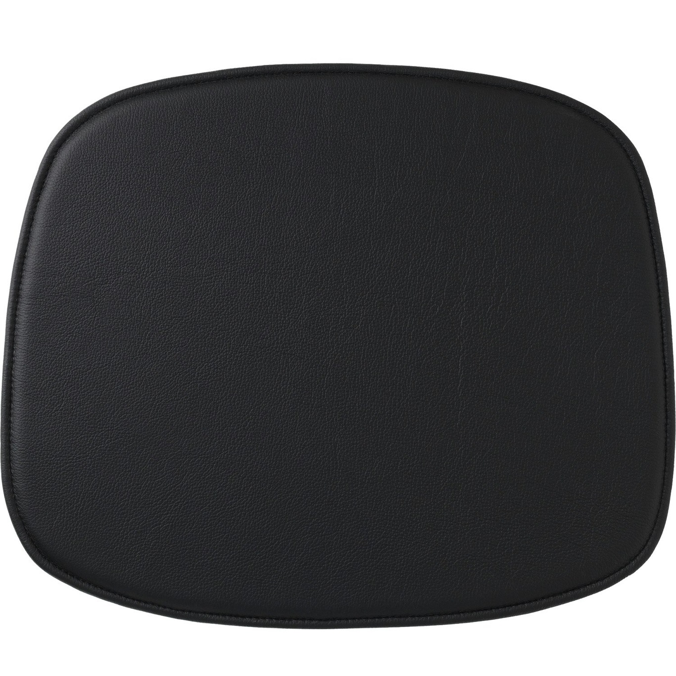 Form Seat Cushion Tyyny Vaahtomuovi Valmistettu nahkasta, Valmistettu nahkasta Black Leather
