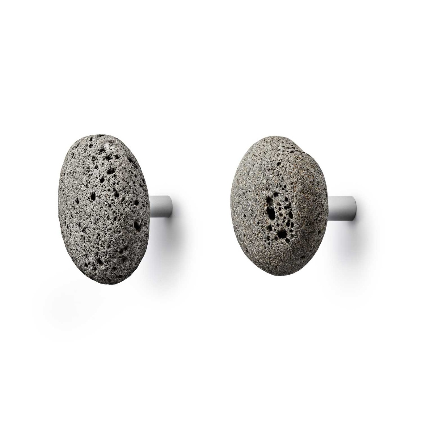 Stone Knager 2-pakkaus 12,5 cm, Harmaa