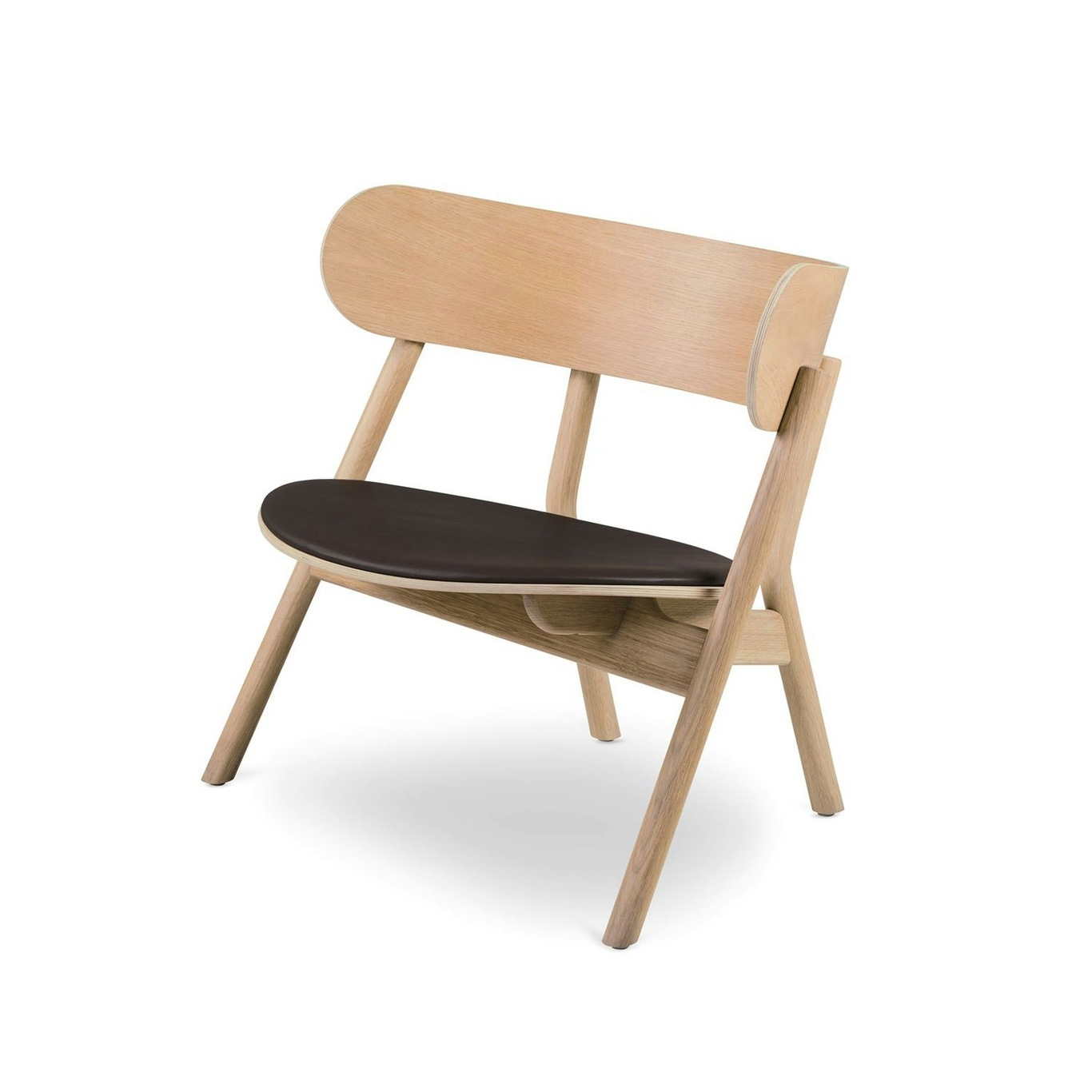 Oaki Lounge Chair, Light Oiled Oak