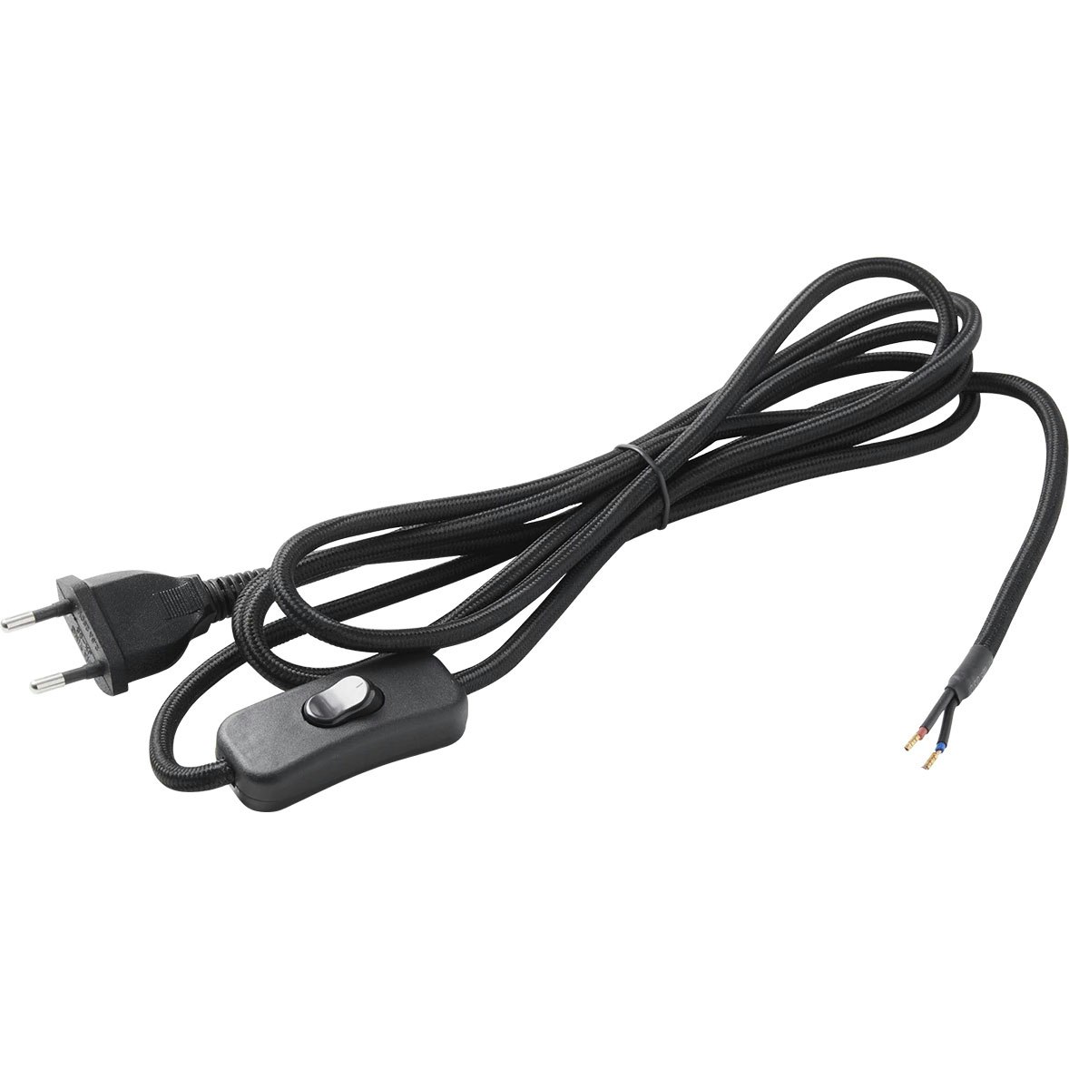 Cable Set With On And Off Switch, Black