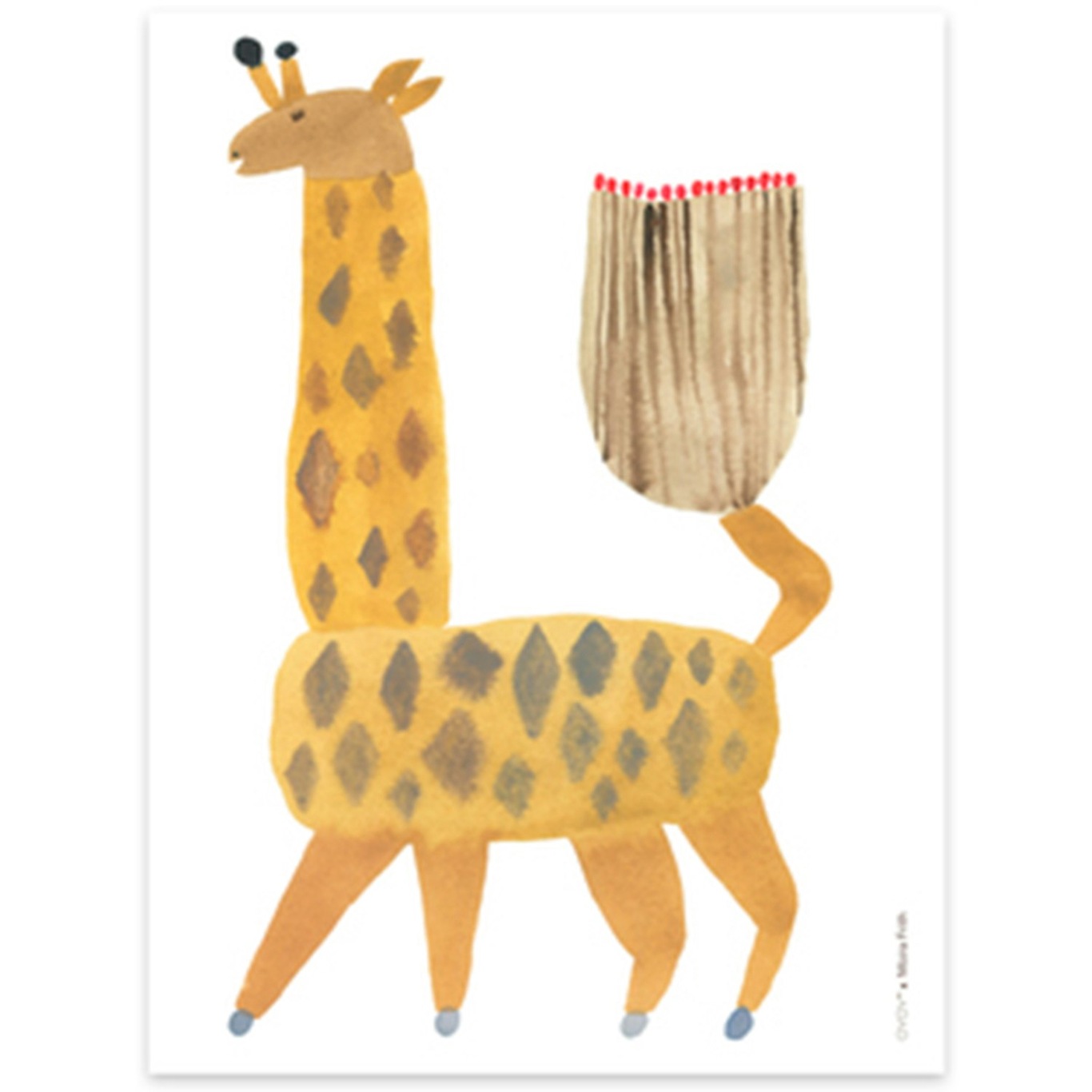 Noah Giraffe Juliste, 30x40 cm