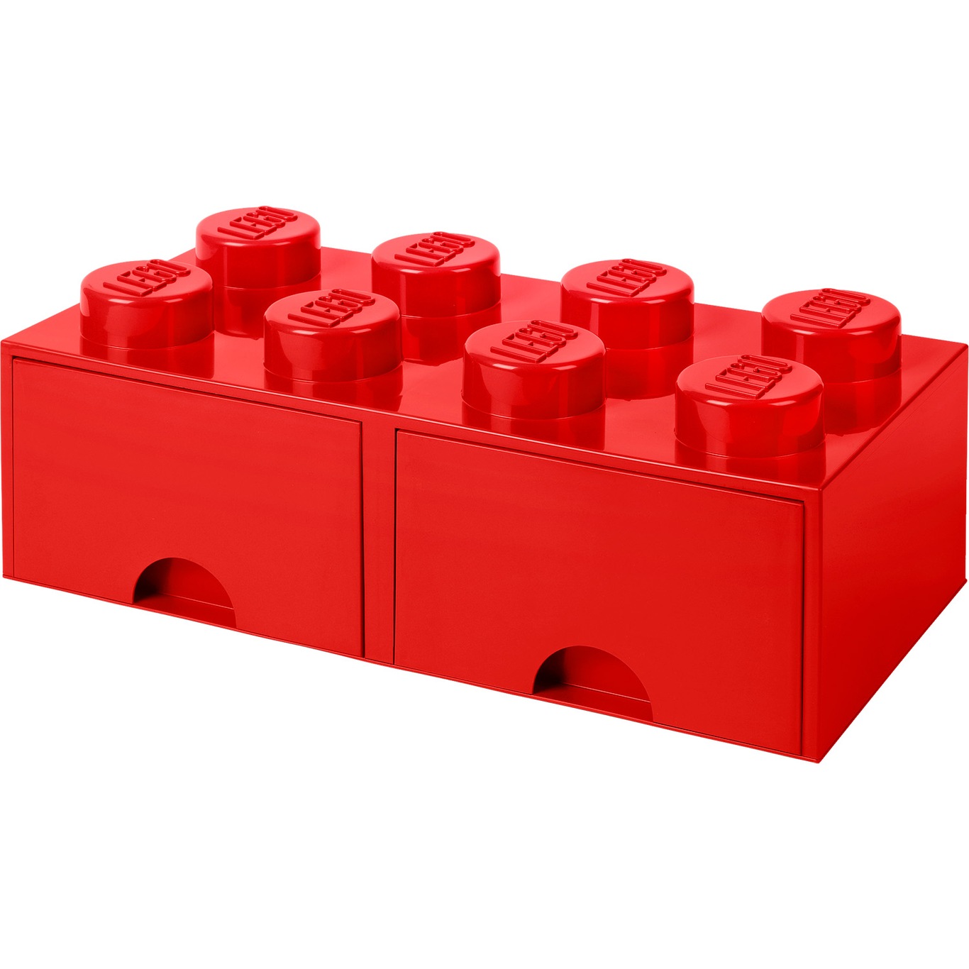 LEGO® Säilytys 2 Laatikolla 8 Nuppia, Punainen