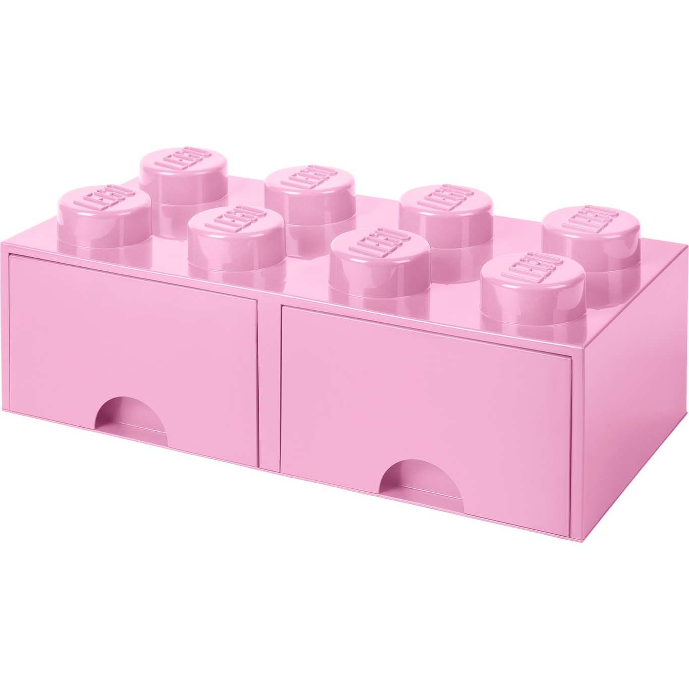 LEGO® Säilytys 2 Laatikolla 8 Nuppia, Vaaleanliila