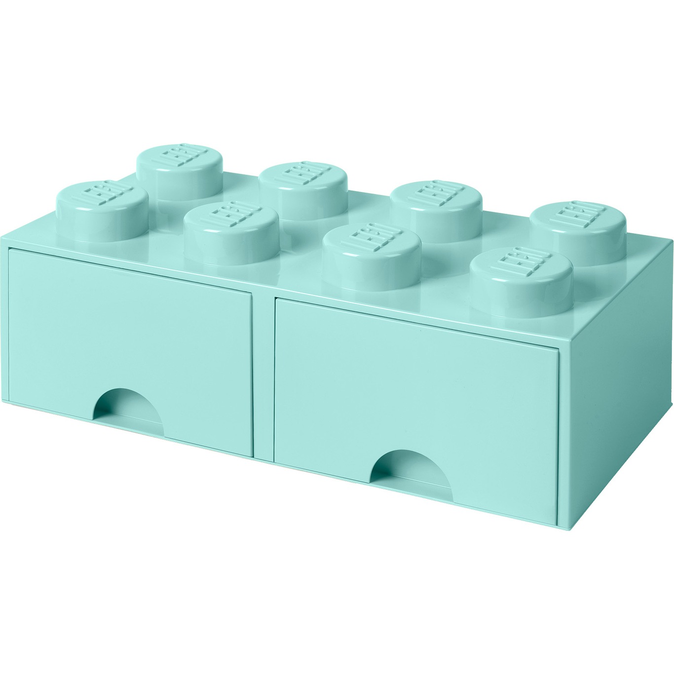 LEGO® Säilytys 2 Laatikolla 8 Nuppia, Light Royal Blue