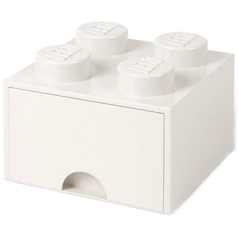 LEGO® Laatikko 4 Nuppia, Valkoinen