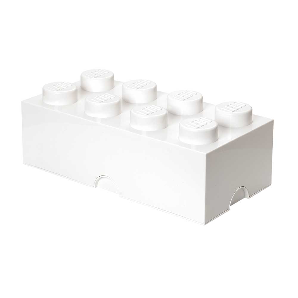 LEGO® Laatikko 8 Nuppia, Valkoinen