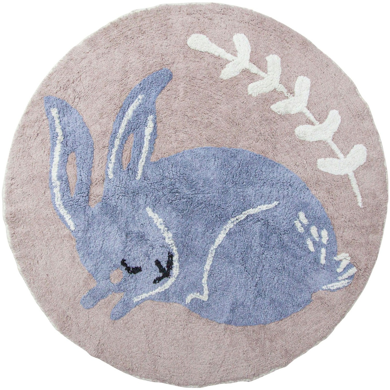 Bluebell The Bunny Puuvillamatto Kudottu Ø120 cm