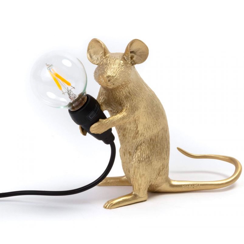 Mouse Lamp Mac Pöytävalaisin, Kulta