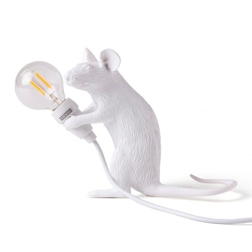 Mouse Lamp Mac Pöytävalaisin, Valkoinen