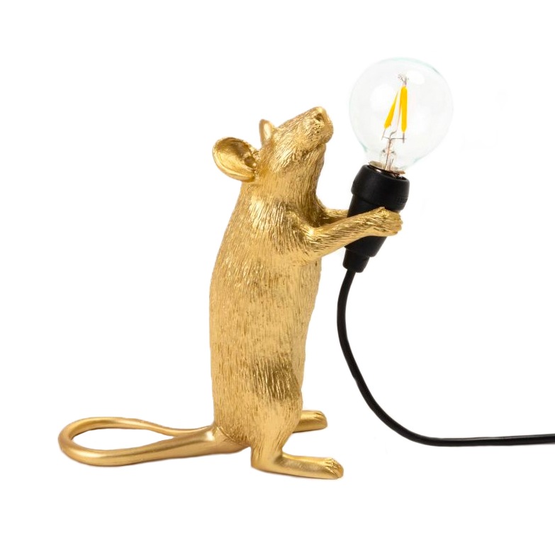 Mouse Lamp Step Pöytävalaisin, Kulta