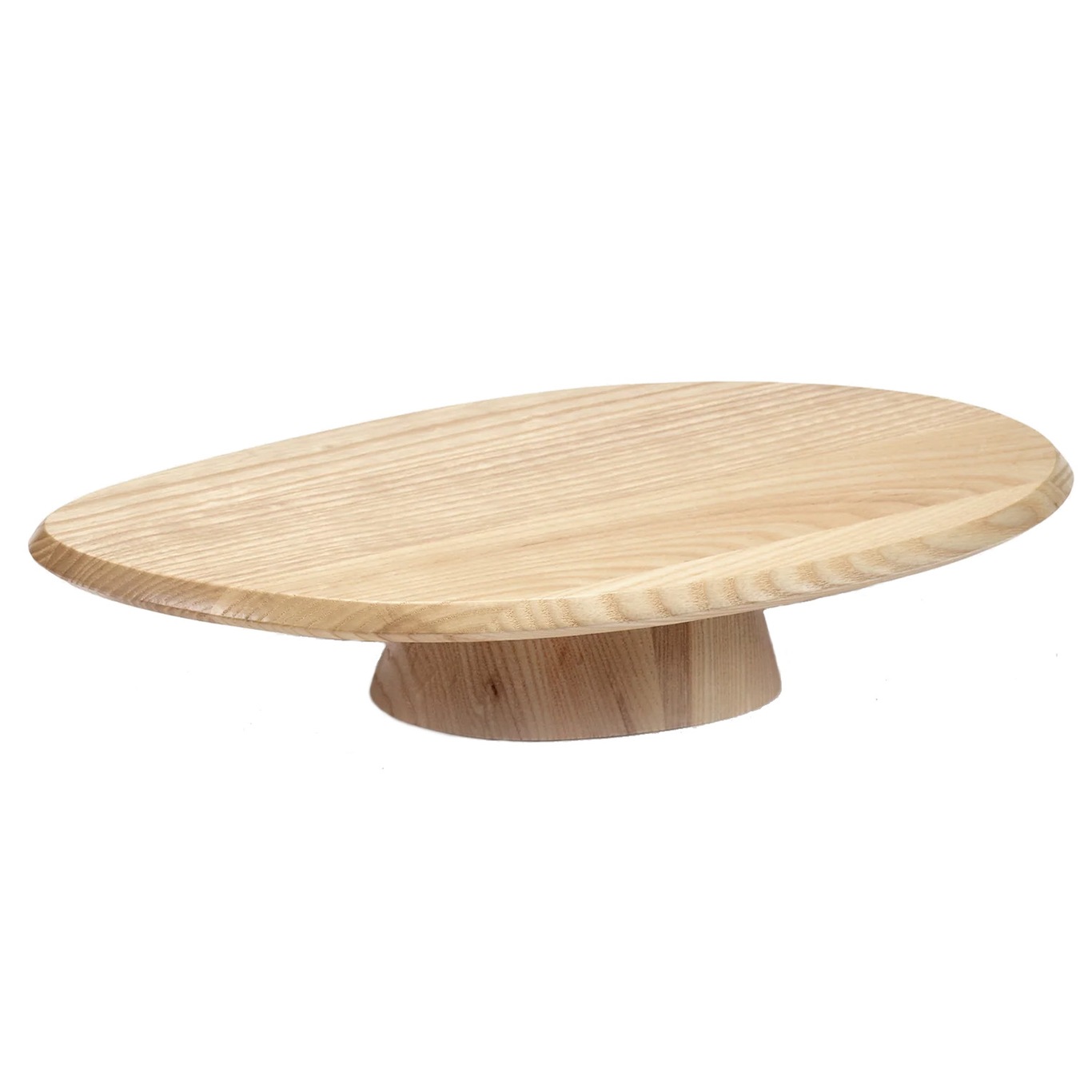 04 Low Dune Cake Stand, Natural