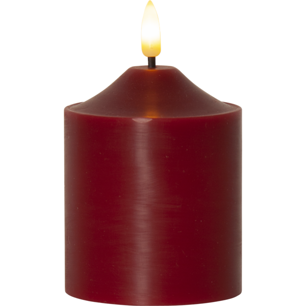 Flamme Pöytäkynttilä LED Punainen, 12 cm