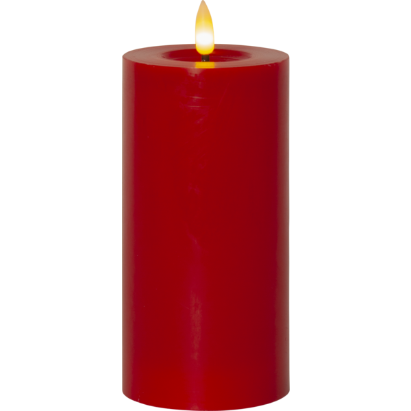 Flamme Flow Pöytäkynttilä LED Punainen, 17,5 cm