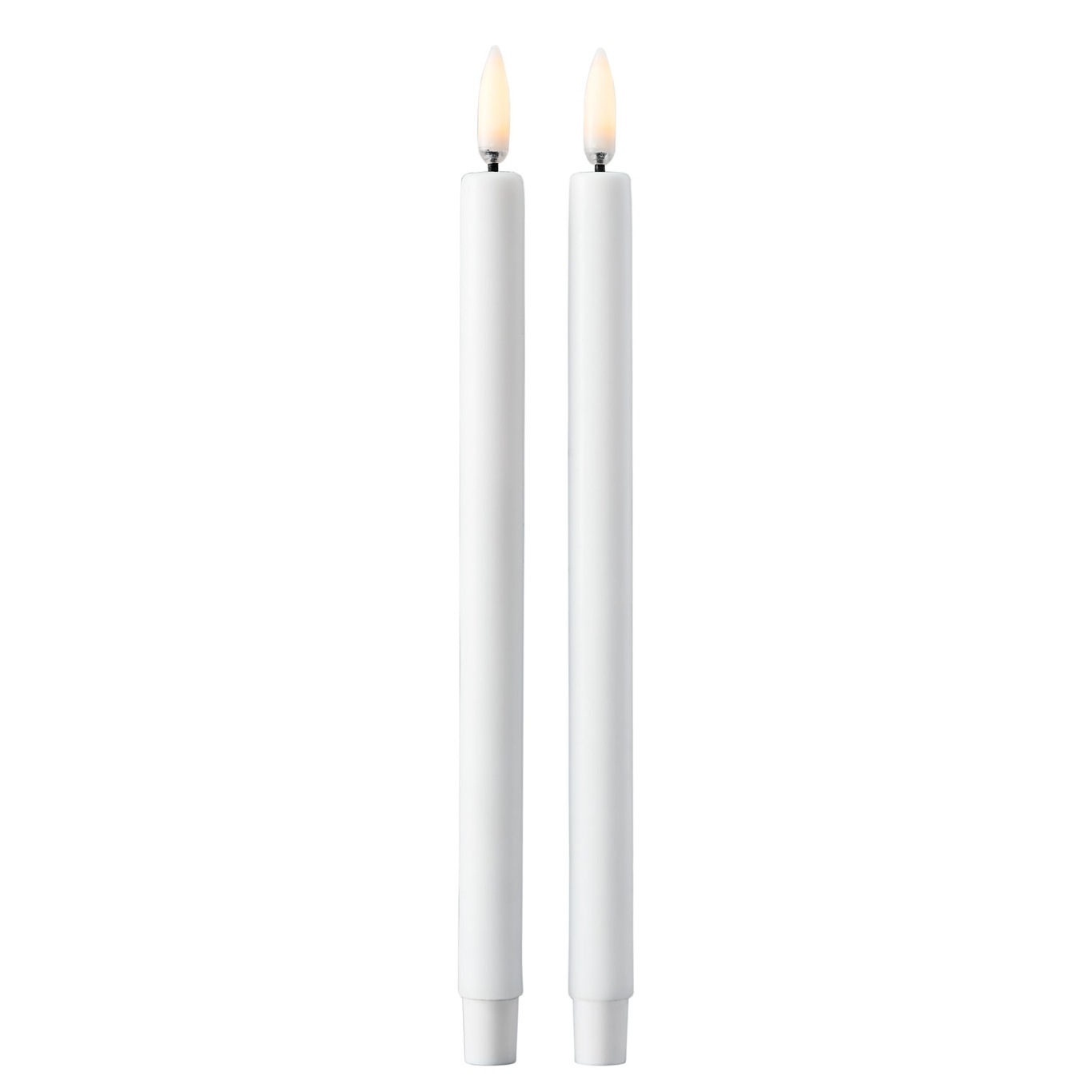 Taper Candles By Uyuni Led-Kynttilä 2-pakkaus, Valkoinen