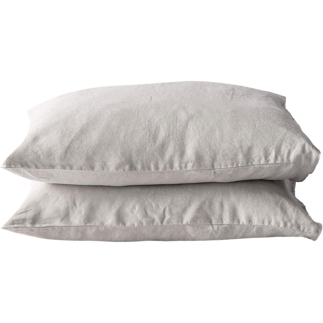 Linen Tyynynpäällinen 50x60 cm 2 kpl:n pakkaus, Warm Grey